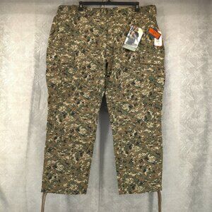 5.11 Tactical TDU Pants 3XL- Short Waist 47.5-51 Camo Ripstop Knee Pads Men's